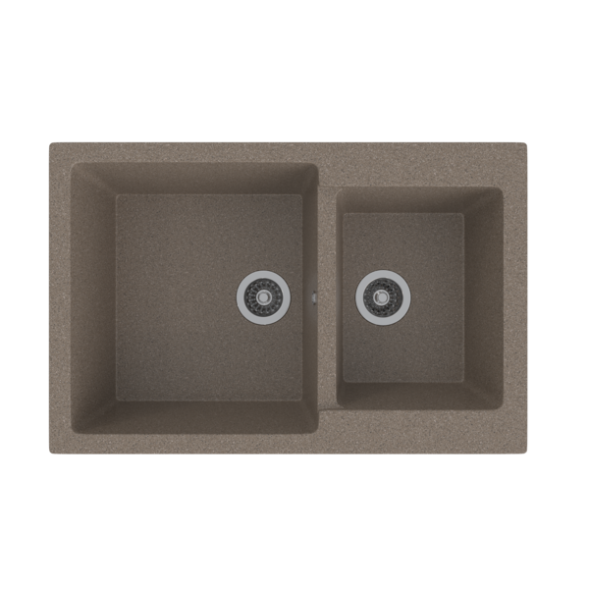 Мойка ML-GMS13 СТАНДАРТ двухчашевая, терракот (307), 767*502*190мм - 00-00003531 