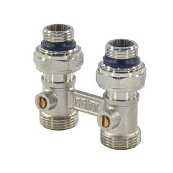 Узел нижнего подключения 1/2x3/4ЕК OGINT прямой двухтруб - 022-4041