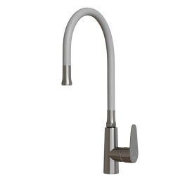 Излив для см кухня ГИБКИЙ серый (для смесителей MIXLINE MLSS36-09) -  