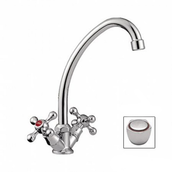 Смеситель для кухни 1/2 кер L4009 Ledeme ПЕНТА - L4009 