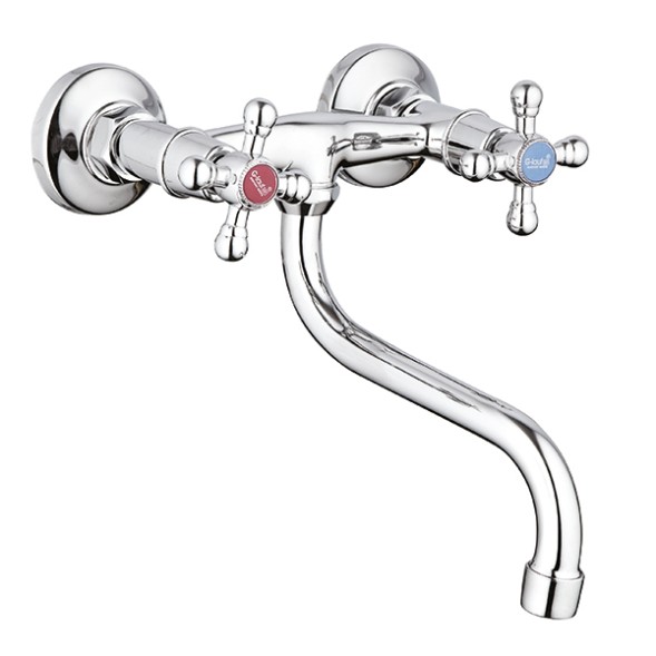 Смеситель для кухни настенный 1/2 кер Glauf JMX12-A605 - JMX12-A605 