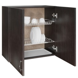 шкаф навесной кухонный с сушкой 60 венге - 531886 