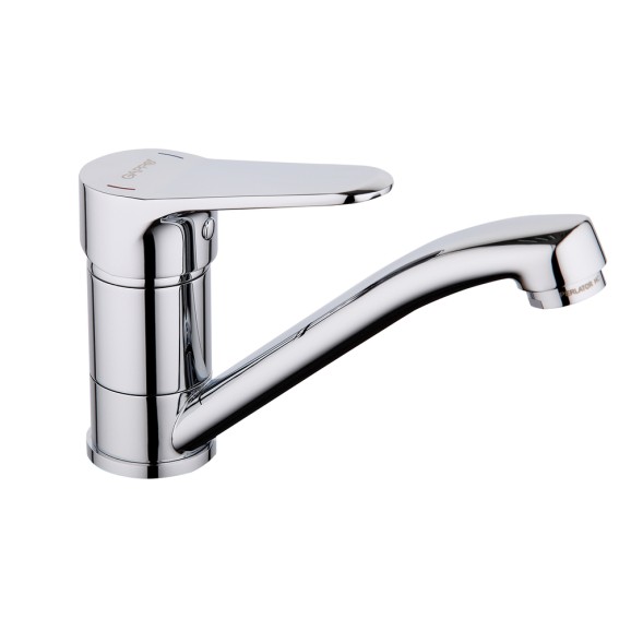 Смеситель для кухни 35к G4536 GAPPO длинный пов. излив, п/гайку, ХРОМ - G4536 