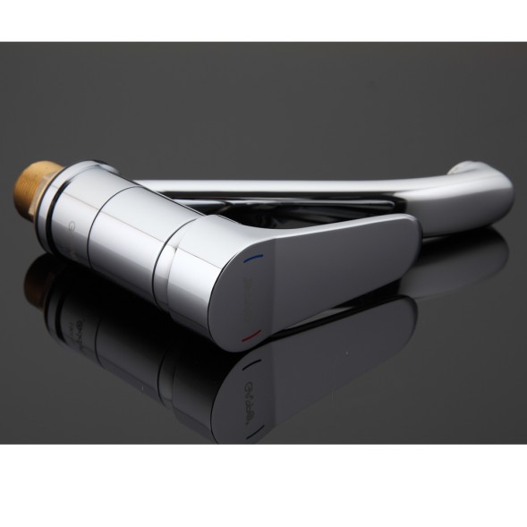 Смеситель для кухни 35к G4536 GAPPO длинный пов. излив, п/гайку, ХРОМ - G4536 