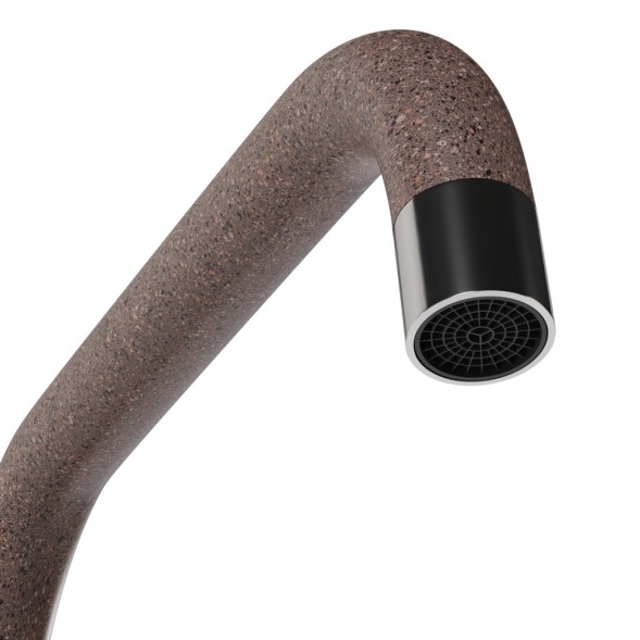 Смеситель для кухни 35к MIXLINE ML-GS12 (307) терракотовый высок. излив - ML-GS12 (307) 