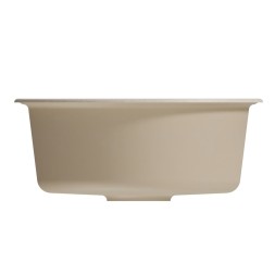 Мойкa ML-GM09 КОМФОРТ круглая, бежевая (328), 510 мм (глуб. чаши 190) - 00-00009281 