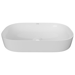 Раковина накладная на столешницу WAVE Slim 600*400*145 ш*г*в без перелива,белый,прямоуг - 552549