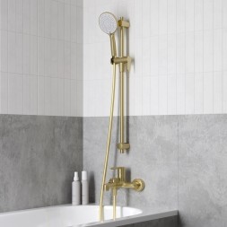 Смеситель для ванны 35к IDDIS AIGMG00i02WA &amp;quot;Aiger&amp;quot; без душ. аксессуаров, ЗОЛОТО матовый - AIGMG00i02WA 