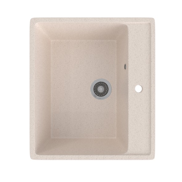 Мойка ML-GMS21 СТАНДАРТ прямоугольная, бежевый (328), 565*505*200мм - 00-00002342 