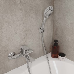 Смеситель для ванны 35к Milardo AZUSB00M02 &amp;quot;Azure&amp;quot; с душ. аксессуарами,  ХРОМ - AZUSB00M02 