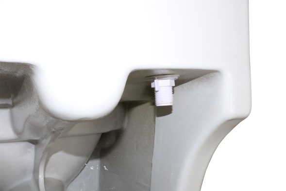 Унитаз-моноблок AZARIO GRESSA 705х370х760 напольный, безободковый, в комплекте с сиденьем дюропласт микролифт, белый (AZ-1111)