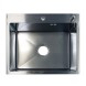 Кухонная мойка AZARIO NICOLE (500*500*220) нержавеющая сталь серебро соты (сифон, диспенсер,коландер) (AZS5050H)