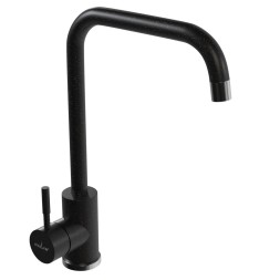 Смеситель для кухни 35к MIXLINE ML-GS12 (308) черный высок. излив - ML-GS12 (308)