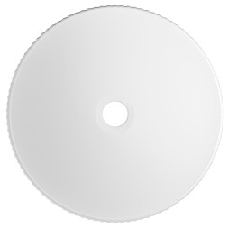 Раковина накладная на столешницу WAVE Solo 400*400*125 ш*г*в без перелива,белый,круг - 552552