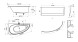 Ванна акриловая Ravak Avocado 150 x75 правая, белая (CS01000000)