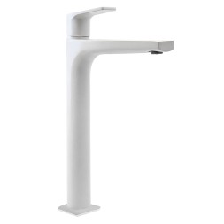 Смеситель для раковины AZARIO TREYA  высокий, белый матовый (AZ-156845526)