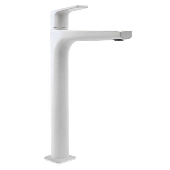 Смеситель для раковины AZARIO TREYA  высокий, белый матовый (AZ-156845526)
