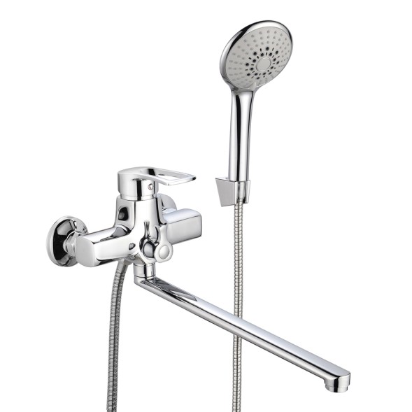 Смеситель для ванны и раковины 40к ПРОФСАН ПСМ-777-017 &amp;quot;ПЛЮС&amp;quot;  эксцентрики &amp;quot;ЕВРО&amp;quot;,  ХРОМ - PSM-777-017 