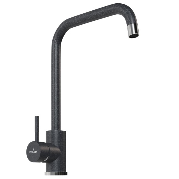 Смеситель для кухни 35к MIXLINE ML-GS12 (309) темно-серый высок. излив - ML-GS12 (309) 