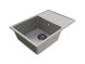 Мойкa ML-GMU06 УЛЬТРА с крылом, серый камень, 600*420 мм (глуб. чаши 170) - 00-001420 
