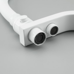 Смеситель для кухни 35k G4317-8 GAPPO с вых. для питьевого фильтра, гибкий излив Белый-хром - G4317-8 