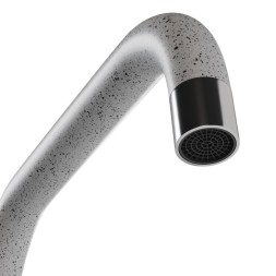 Смеситель для кухни 35к MIXLINE ML-GS12 (310) серый высок. излив - ML-GS12 (310)