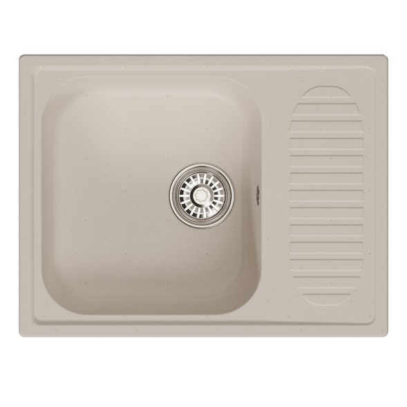 Мойка ML-GM18 КОМФОРТ с крылом, белая (331), 640*490*190мм - 00-00009391 