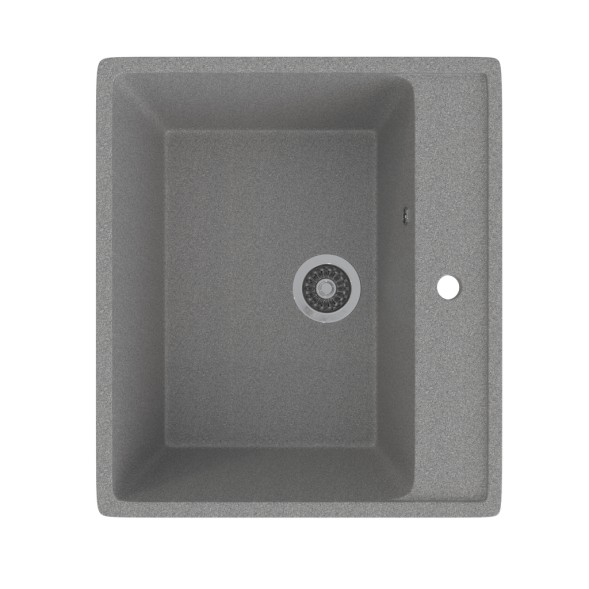 Мойка ML-GMS21 СТАНДАРТ прямоугольная, темно-серый (309), 565*505*200мм - 00-00002566 