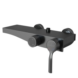 Душевая система 35к MIXLINE ML2430 излив лейка 3 позиции+лейка "Тропический душ" ГРАФИТ - ML2430