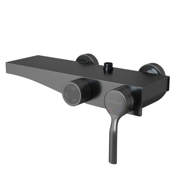 Душевая система 35к MIXLINE ML2430 излив лейка 3 позиции+лейка &amp;quot;Тропический душ&amp;quot; ГРАФИТ - ML2430 