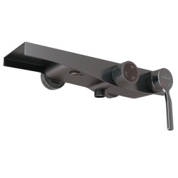 Душевая система 35к MIXLINE ML2430 излив лейка 3 позиции+лейка "Тропический душ" ГРАФИТ - ML2430