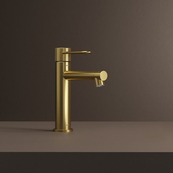 Смеситель для раковины 26к IDDIS DUNMG00i01 &amp;quot;Duna&amp;quot; литой, п/гайку ЗОЛОТО мат. - DUNMG00i01 