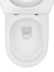 Унитаз подвесной Azario Navio 540x365x425 безободковый, в комплекте с сиденьем микролифт (AZ-0074)