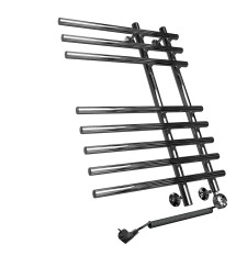 Полотенцесушитель электрический ДВИН L Primo Electro лесенка 80/15 полн.ширина 55 см.,ТЭН справа, полированный (4627085907756)