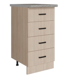 Стол разделочный 40 венге светлое (дуб млечный) (4 ящика) - 525919 