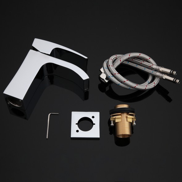 Смеситель для раковины 35к G1007-1 GAPPO литой, п/гайку, ХРОМ - G1007-1 