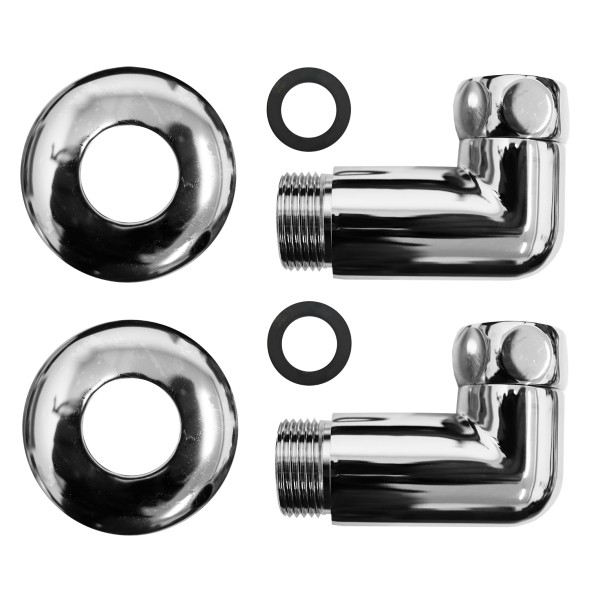 Соединение угловое для полотенцесушителей Azario гайка-штуцер 3/4&amp;quot;х3/4&amp;quot;, хром (4620768882753)