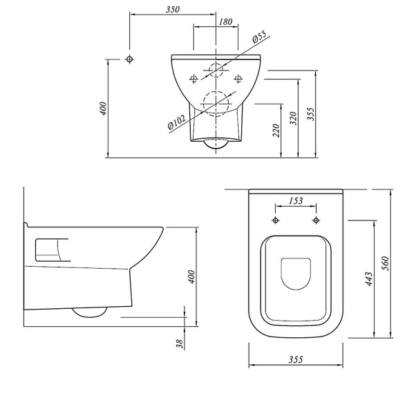 Комплект инсталляция OLI 80 ECO + подвесной унитаз Kale BABEL с сиденьем микролифт +панель слива River Della хром глянцевый (310200100024+310200700005(310200700038)(7111036300)