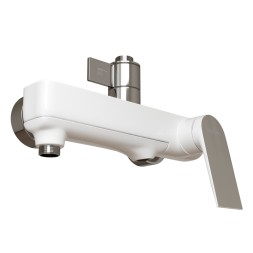 Душевая система 35к MIXLINE ML41-06"Swan White"излив лейка 3 поз.+лейка"Тропический душ"БЕЛЫЙ/ХРОМ - ML41-06