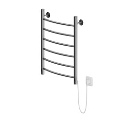 Полотенцесушитель MIXLINE CAPELLA  60х40 (кноп выключ, 222 Вт, 6 перекладин, правый) электрический - ML-556359 