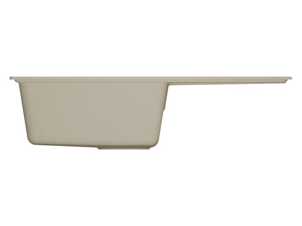 Мойкa ML-GMU07 УЛЬТРА с крылом, бежевый камень, 735*475 мм (глуб. чаши 175) - 00-001423 