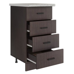 Стол разделочный 40 венге (4 ящика) - 527068 