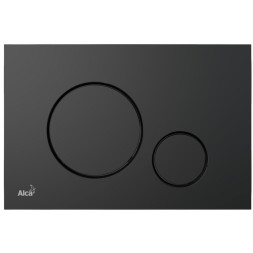 Кнопка для инсталляции ALCAPLAST/Alcadrain М678 круг, ЧЕРНАЯ матовая - M678