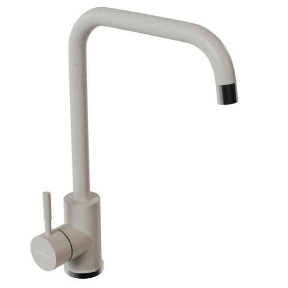 Смеситель для кухни 35к MIXLINE ML-GS12 (331) белый высок. излив - ML-GS12 (331) 