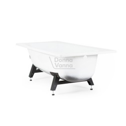Ванна стальная 1,2*0,7*0,4 (ВИЗ) Донна Ванна  "Белая Орхидея" цв.белый (ОР-21200) - DV-23901/DV-25901