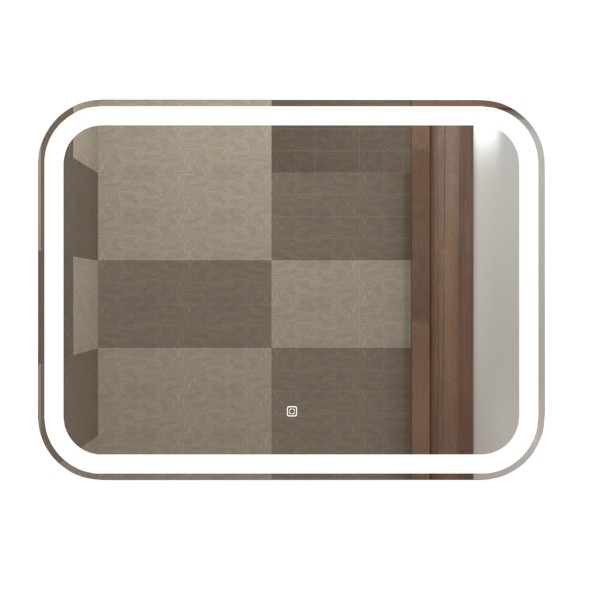 Зеркало MIXLINE &amp;quot;Стив Нео-S&amp;quot; 800*600 (ШВ) сенсорный выкл, светодиодная бегущая подсветка - LED-00003093 