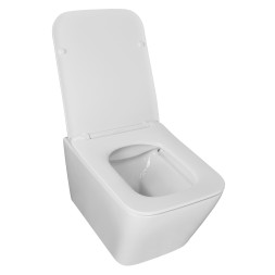 Унитаз подвесной Azario Boca 360х520х365 безободковый, с быстросъемным сиденьем микролифт (AZ-2002)