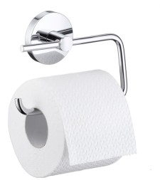 Держатель туалетной бумаги Hansgrohe Logis без крышки, хром (40526000)