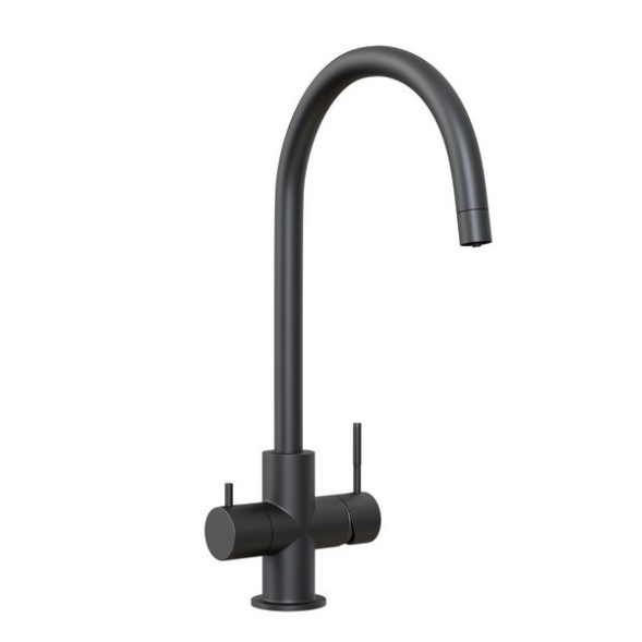 Смеситель для кухни 35k MIXLINE MLSS-03202 ЧЕРНЫЙ  подкл.к фильтру* - MLSS-03202 Черный 