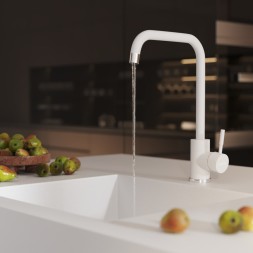 Смеситель для кухни 35к MIXLINE ML-GS12 (341) молоко высок. излив - ML-GS12 (341)